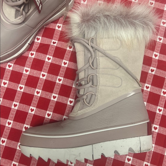 Sorel Joan Next Pink Fur-Lined waterproof Winter Boots - Picture 3 of 7